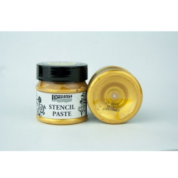 Πάστα για στένσιλ περλέ Pentart 50ml – Gold